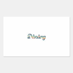 Pegatina Rectangular Danang