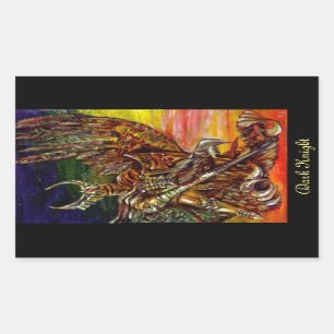 Pegatina Rectangular Dark Knight
