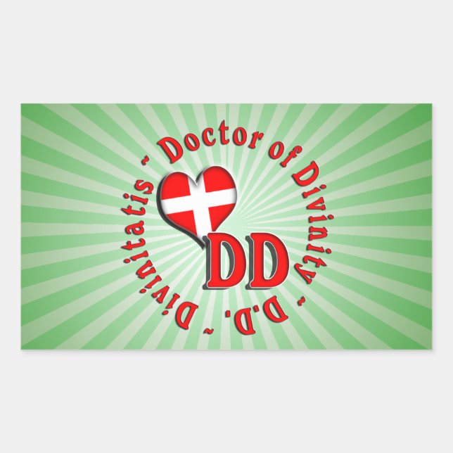 PEGATINA RECTANGULAR DCIRCULAR ACRONYM LOGO MÉDICA DE DIVINIDAD (Anverso)