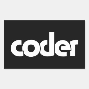 Pegatina rectangular de codificador