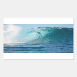 Pegatina rectangular de rompeolas de gran onda del