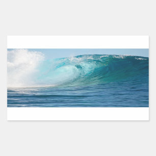 Pegatina rectangular de rompeolas de gran onda del