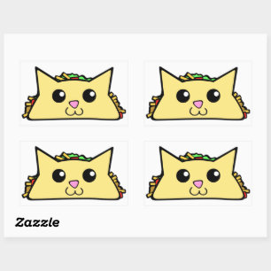 Pegatina rectangular de Tacocat II