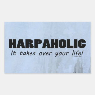 Pegatina rectangular de vida arpaholística