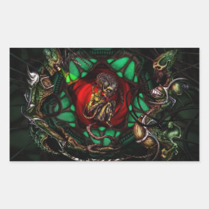 Pegatina Rectangular Declación familiar para extranjeros