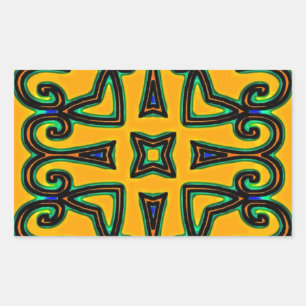 Pegatina Rectangular Decorativas