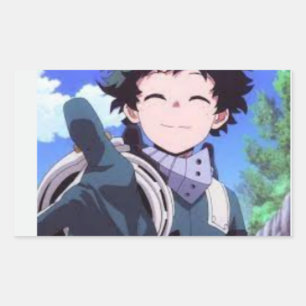 Pegatina Rectangular Deku