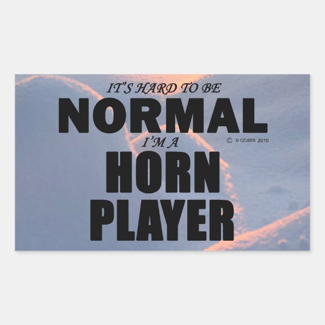 Pegatina rectangular del jugador normal de la boci (Anverso)