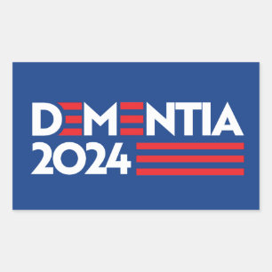 Pegatina Rectangular Dementia 2024