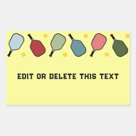 Pegatina Rectangular Deportes de baloncesto