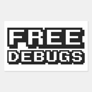 PEGATINA RECTANGULAR DEPURACIÓN GRATUITA