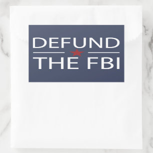 Pegatina Rectangular Descartó al FBI