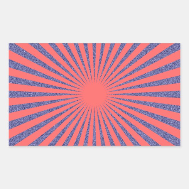 Pegatina Rectangular Destino rojo: (Anverso)