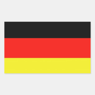 Pegatina Rectangular Deutschland