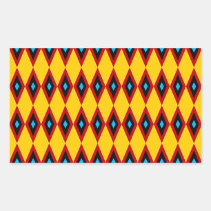Pegatina Rectangular Diamantes