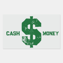 PEGATINA RECTANGULAR DINERO EN EFECTIVO