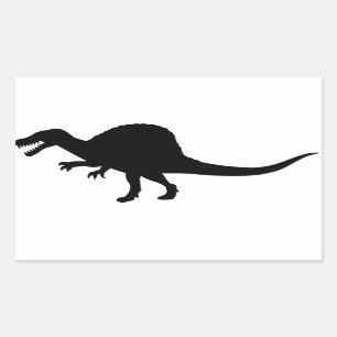 Pegatina Rectangular Dinosaurio de Spinosaurus