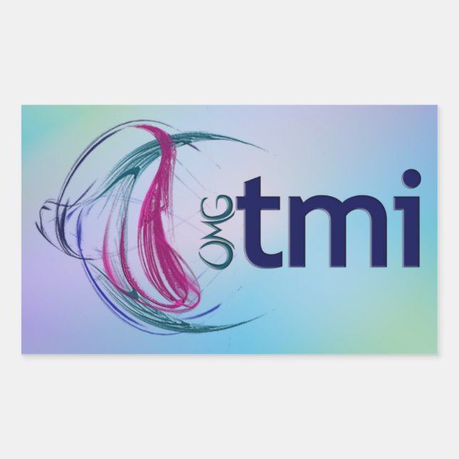 Pegatina Rectangular ¡Dios mío! (Anverso)