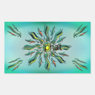 Pegatina Rectangular ¡Dios mío!