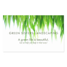 Diseño ecológico de hojas verdes