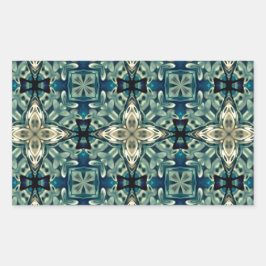 Pegatina Rectangular Diseño inspirado en Marruecos