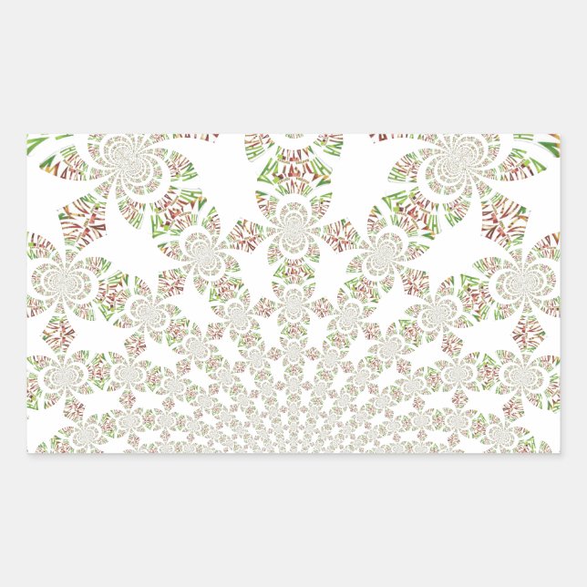 Pegatina Rectangular Diseño único de Hakuna Matata: Serene Vibes (Anverso)