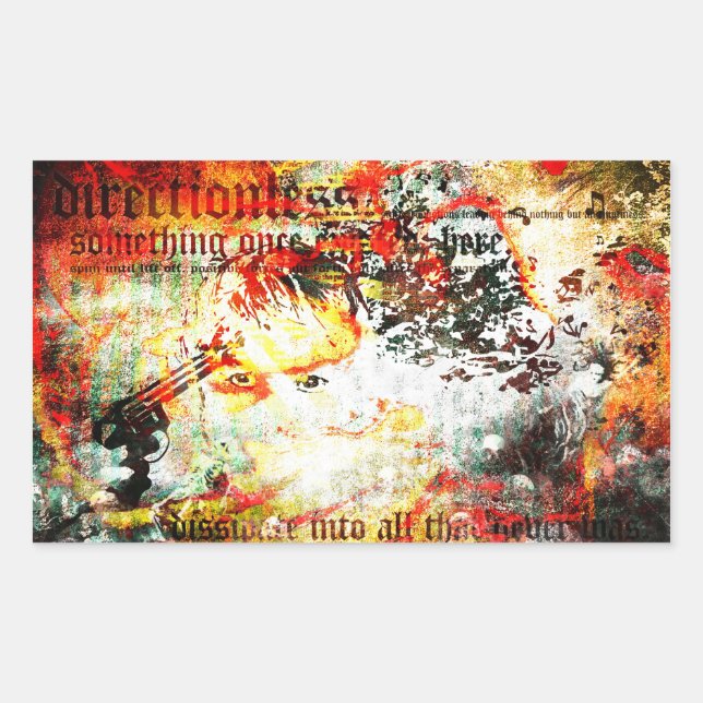 Pegatina Rectangular disipar (Anverso)