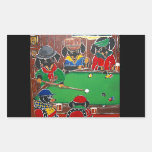 PEGATINA RECTANGULAR DOXIE BILLIARDS