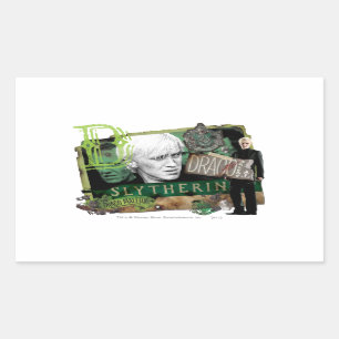 Pegatina Rectangular Draco Malfoy Collage 1