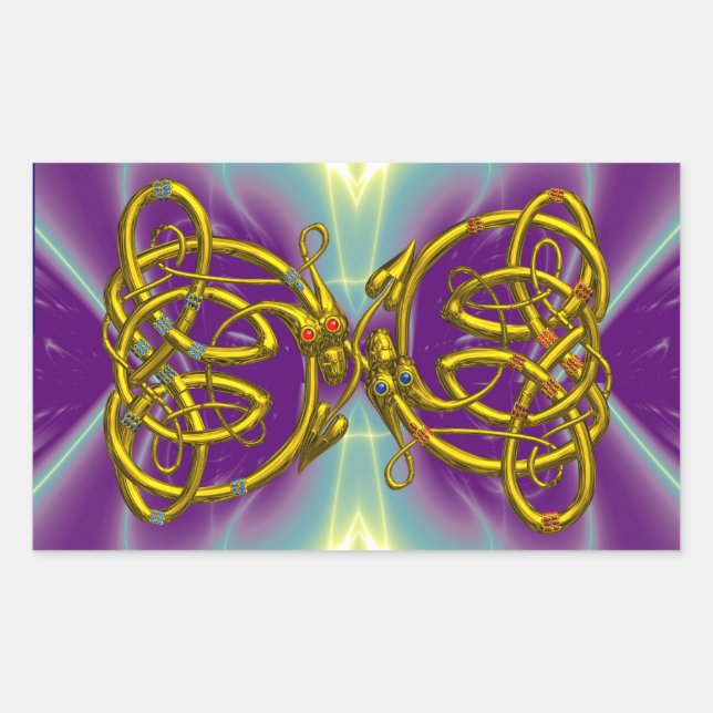 PEGATINA RECTANGULAR DRAGONLOVE (Anverso)