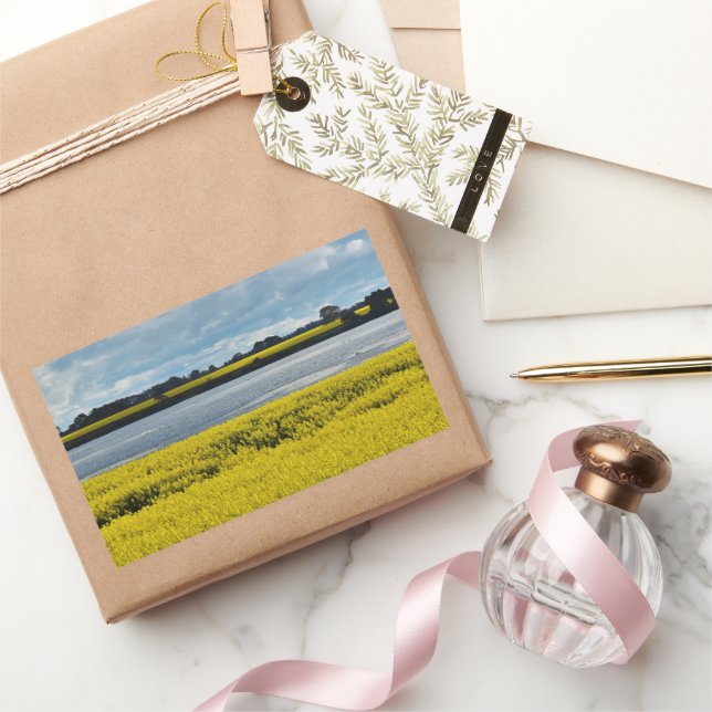 Pegatina Rectangular Dramática belleza de Streatham (Regalar)