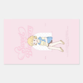 Pegatina Rectangular Dulces Sueños de Arándanos ✩°。 ⋆。°✩