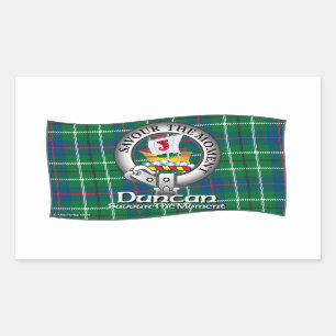 Pegatina Rectangular Duncan Clan