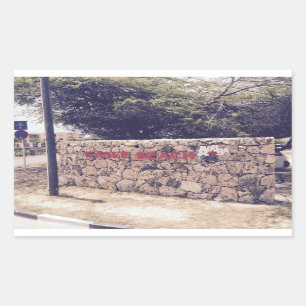 Pegatina Rectangular Eagle Beach - Pegatinas Rectangle, Glossy