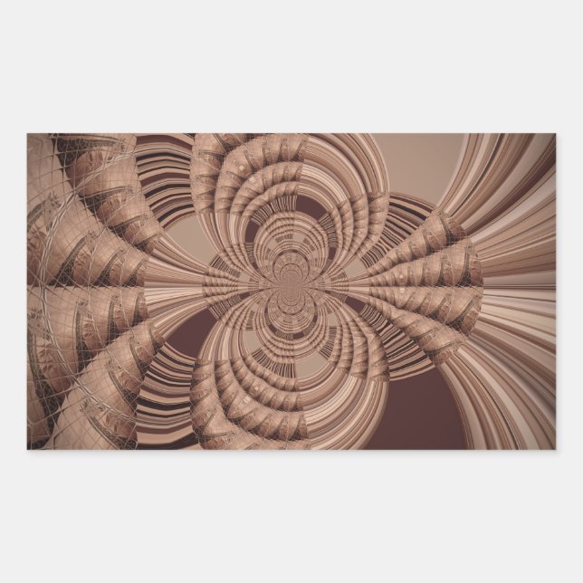 Pegatina Rectangular Earthy Hakuna Matata Art Print (Anverso)