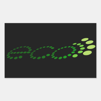 Pegatina Rectangular eco echo