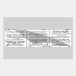 Pegatina Rectangular Edgar Allan Poe The Raven