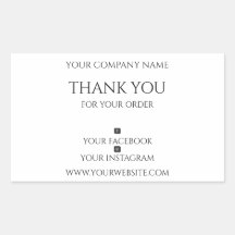 Editable, Moderno, Gracias Por Su Pedido