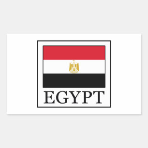 Pegatina Rectangular Egipto