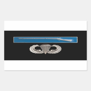 Pegatina Rectangular EIB aerotransportado