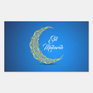 Pegatina Rectangular Eid Mubarak / Ramadán