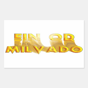 Pegatina Rectangular Ein Od Milvado