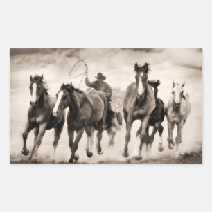 Pegatina Rectangular El caos I