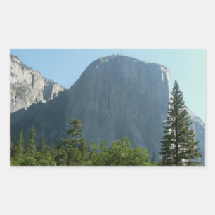 Pegatina Rectangular El Capitán del Parque Nacional Yosemite