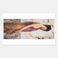 El Chica de ambourine de John William Godward