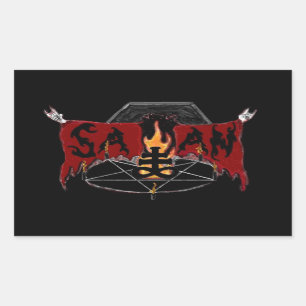 Pegatina Rectangular El conjuro