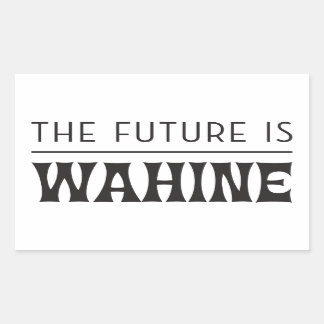Pegatina Rectangular El futuro es femenino/wahine