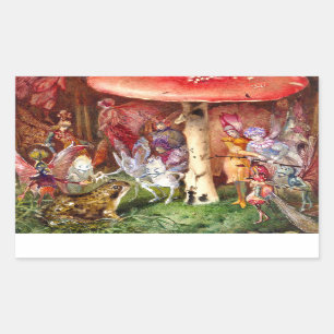 Pegatina Rectangular El intruso John Anster Fitzgerald