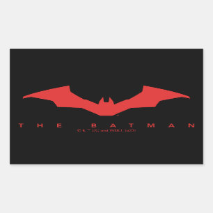 Pegatina Rectangular El logo de Batman Bat