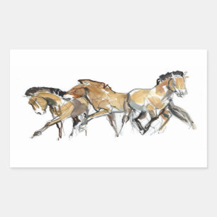 Pegatina Rectangular El mistral tres